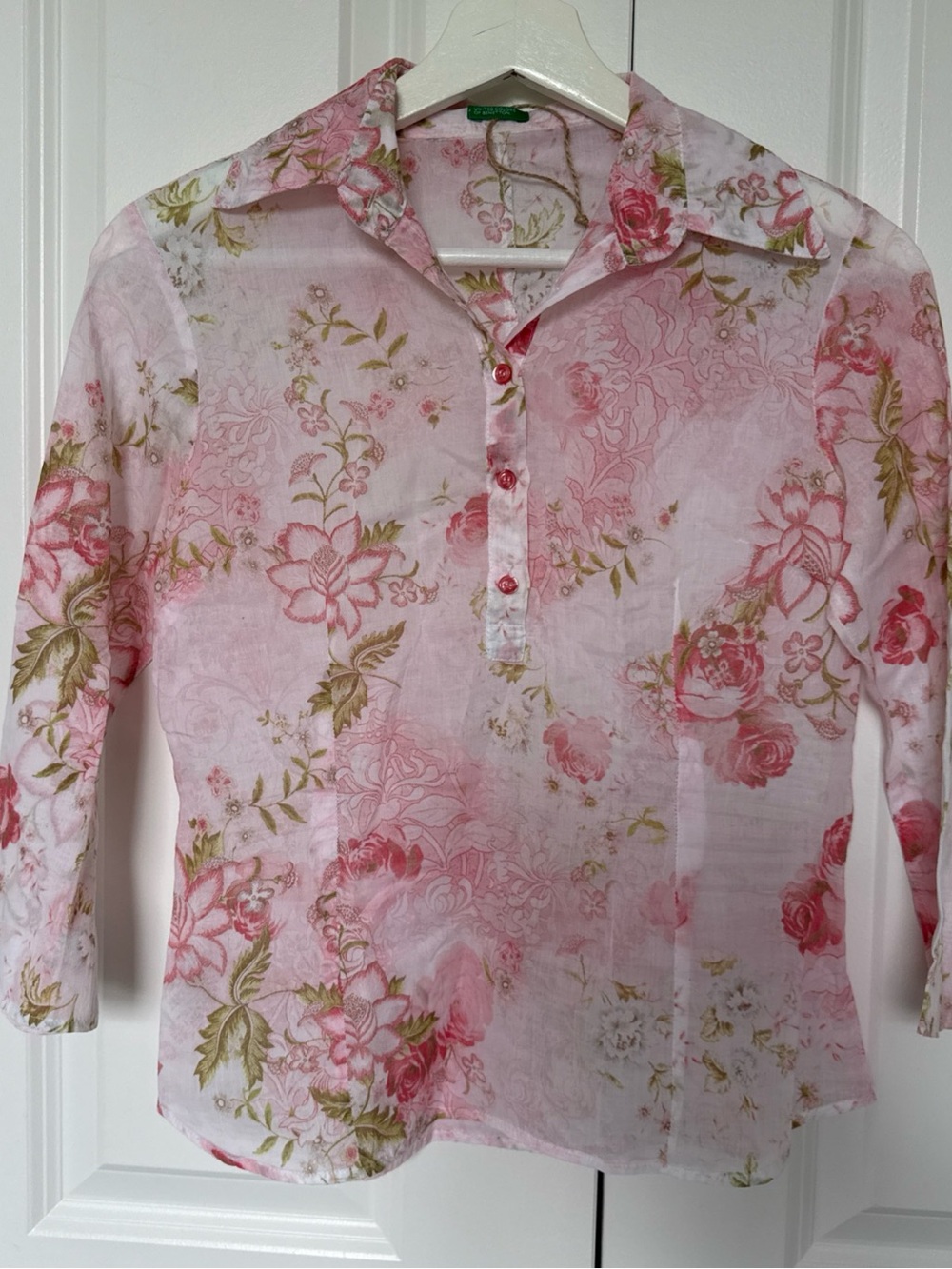 United Colors Of Benetton Pink Floral Top